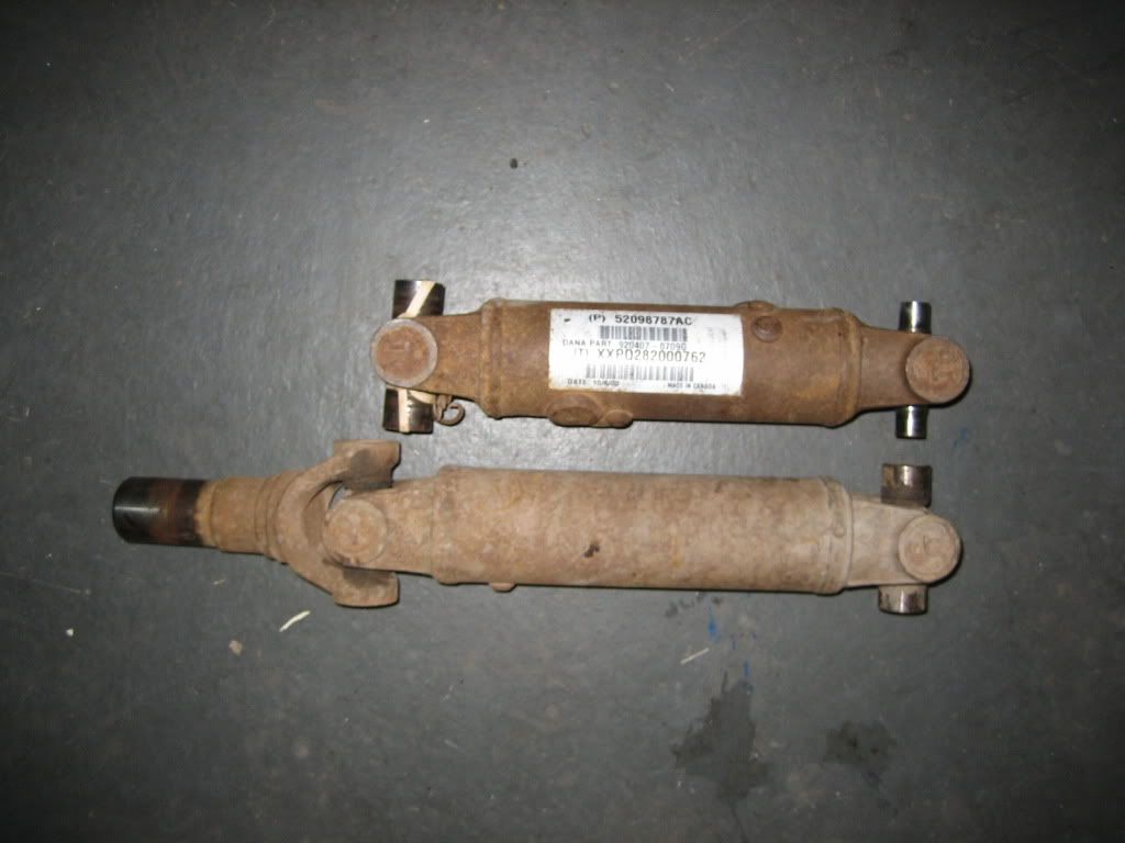 Dana 44 swap New control arms vs. shortening driveshaft. Jeep