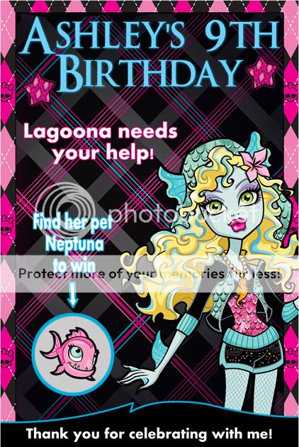   for more Monster High party favors, decorations and invitations