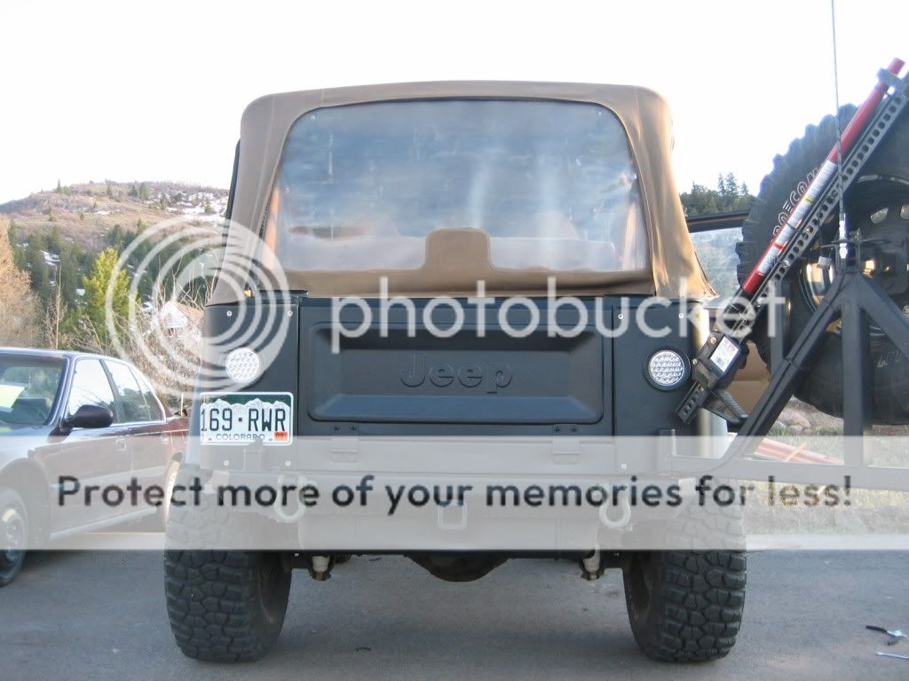 Jeep TJ with a CJ tailgate - JeepForum.com